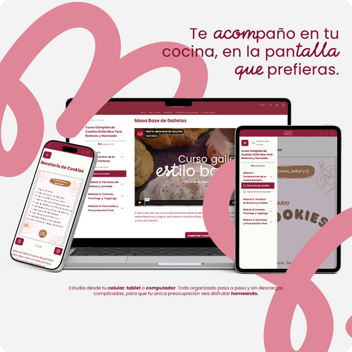 Curso de Galletas Estilo New York: Domina los Rellenos y Texturas Perfectas