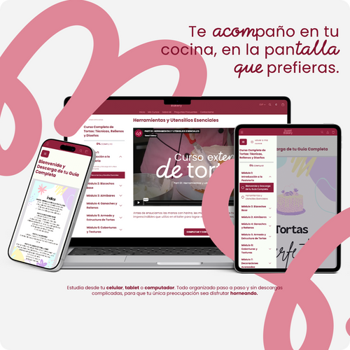 Curso Extenso de Tortas: Domina la Pastelería Profesional